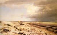 La Cour, Janus Andreas Bartholin - Deserted Boat on a Beach